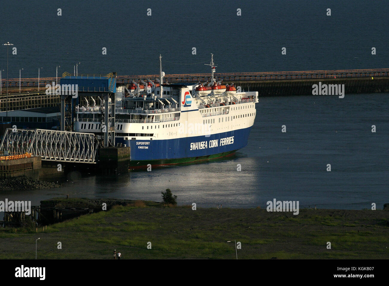 Old Swansea Cork Ferry At The Docks In Swansea Prior To Its Last 