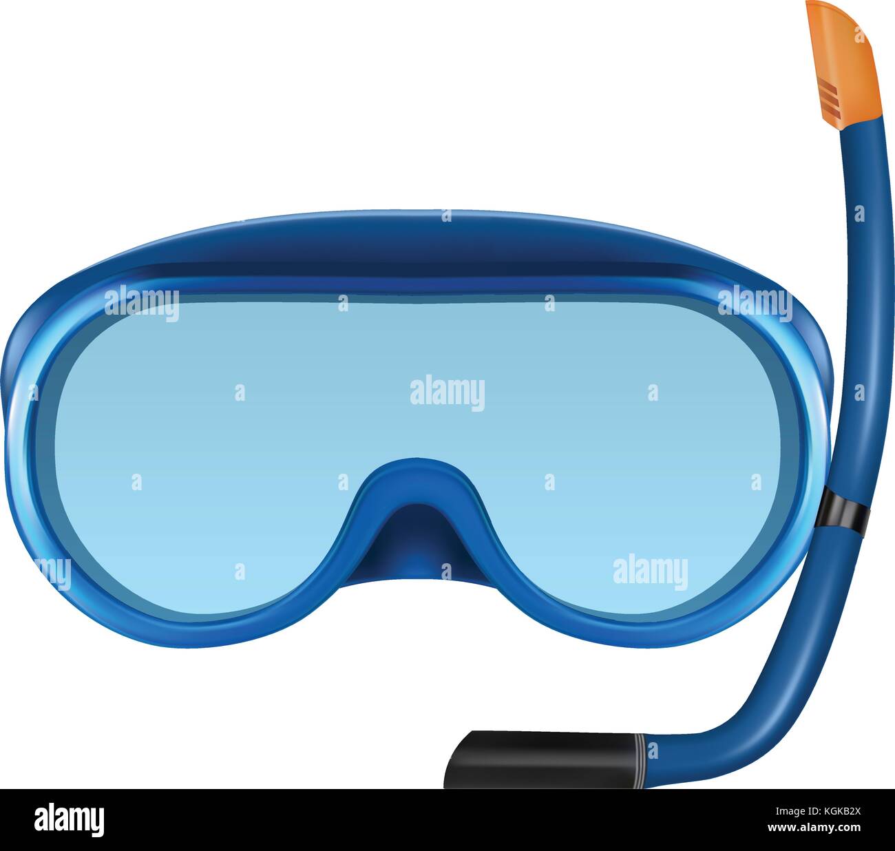 Tube diving mask snorkel Stock Vector Images - Alamy