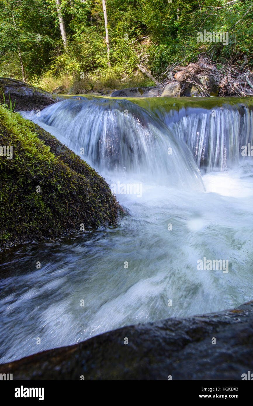 Water flowing over rocks, Lower Gunpowder River Baltimore County ...