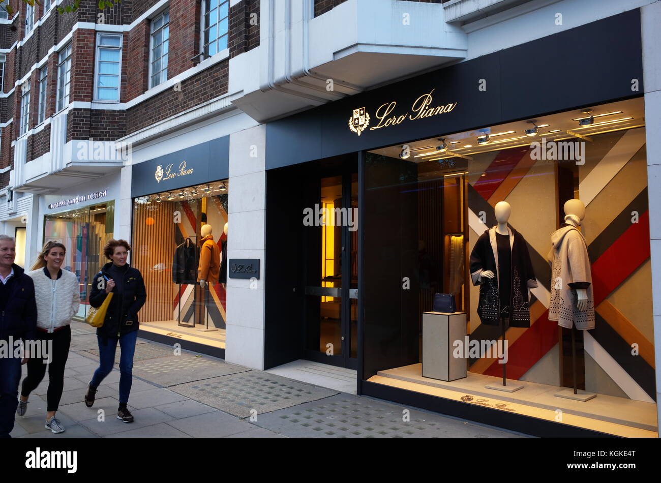 Loro Piana designer fashion store on Sloane street, London, England Stock  Photo - Alamy