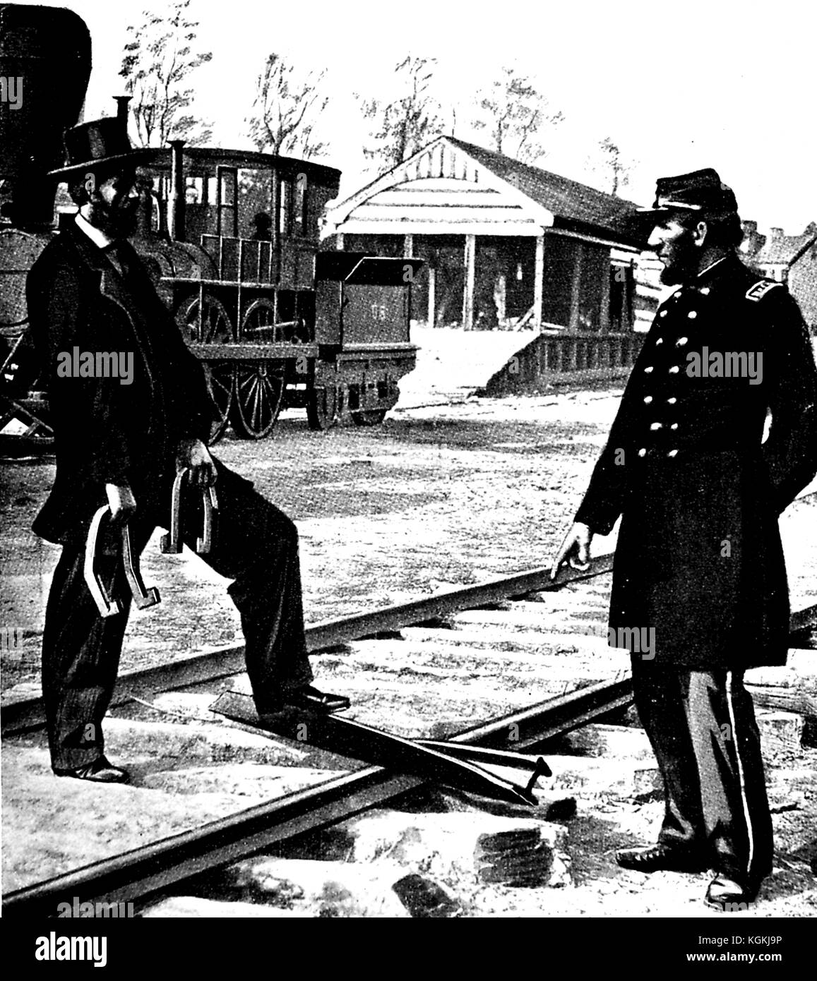 Civil war railroad hi-res stock photography and images - Alamy