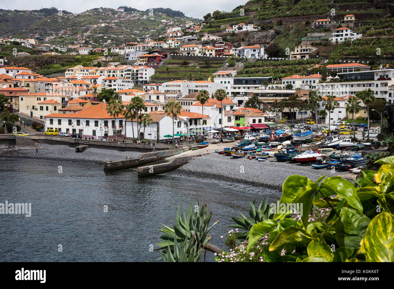 Camara de Lobos, a village near Funchal in Madeira, where Winston Churchill  used to visit and paint Stock Photo - Alamy