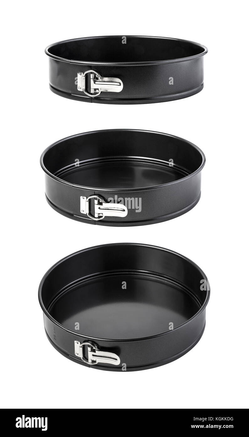 set of Baking tin, isolated on white background Stock Photo Alamy