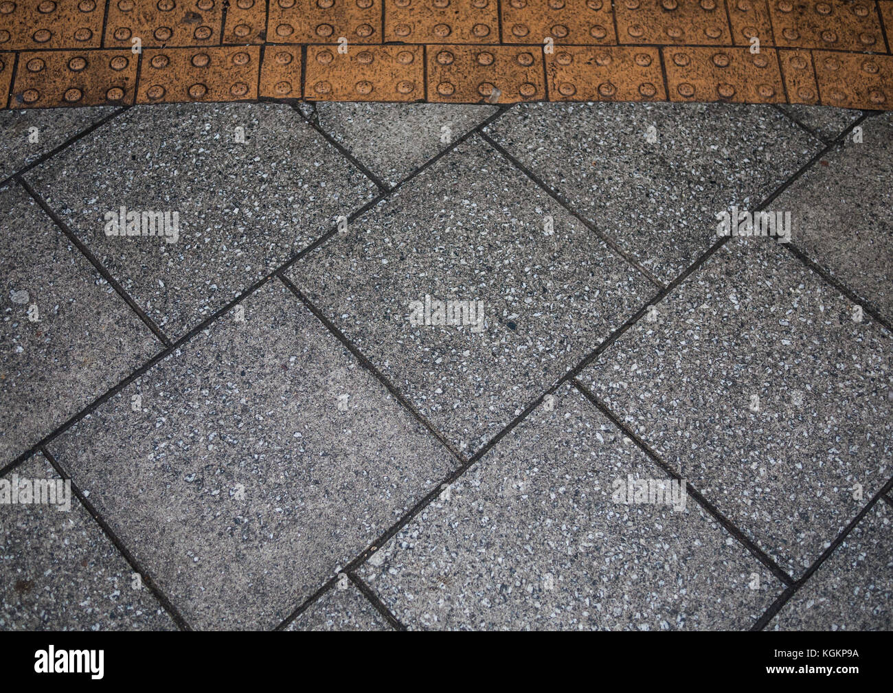 An abstract shot of a city centre pavement Stock Photo - Alamy