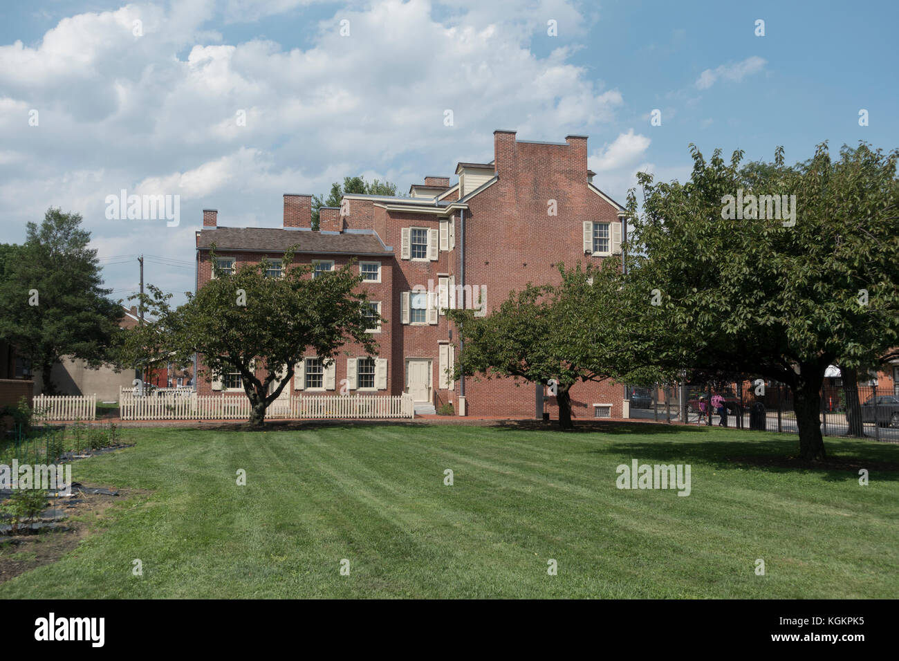 The Edgar Allan Poe National Historic Site in the Spring Garden