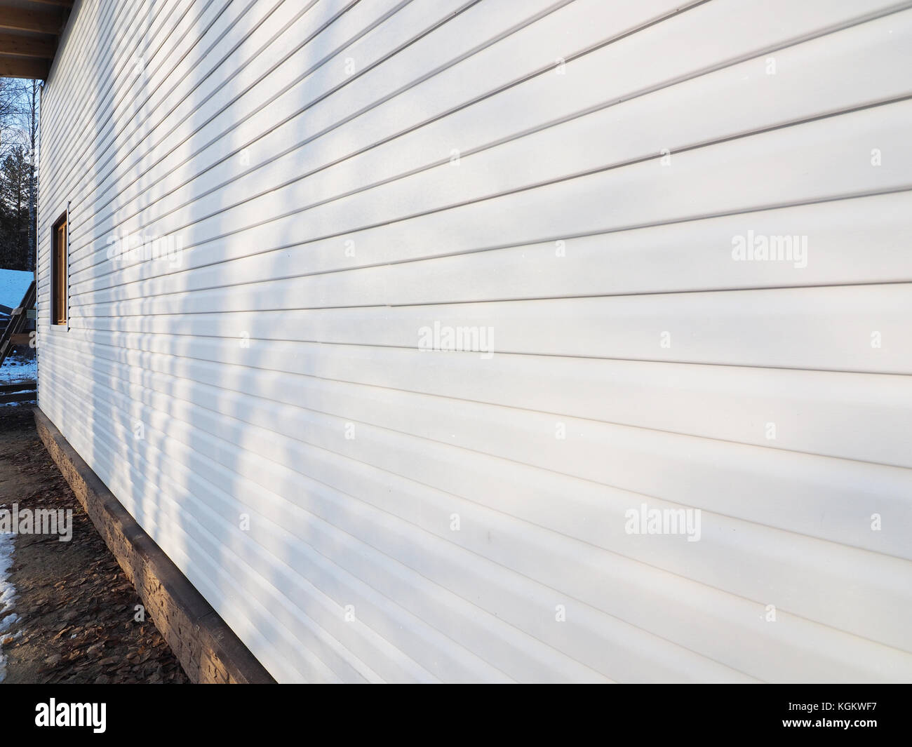 siding of frame house Stock Photo Alamy