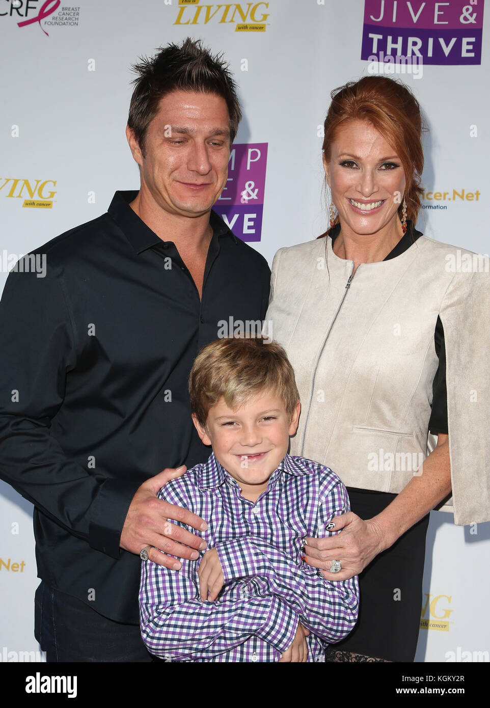 Jump Jive And Thrive Featuring: Carl Ferro, Angie Everhart, Kayden Bobby  Everhart Where: Los Angeles, California, United States When: 09 Oct 2017  Credit: FayesVision/WENN.com Stock Photo - Alamy