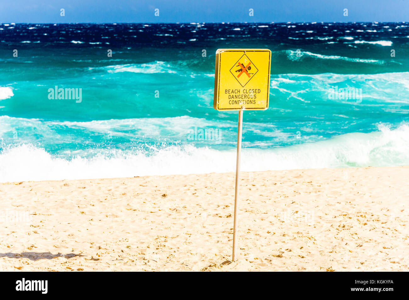 Dangerous Surf Conditions At Tamarama Beach In Sydney Nsw Australia Stock Photo Alamy