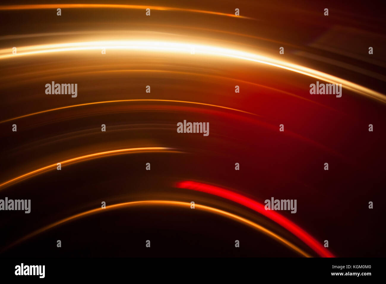 Abstract image of vibrant light trails against black background Stock ...