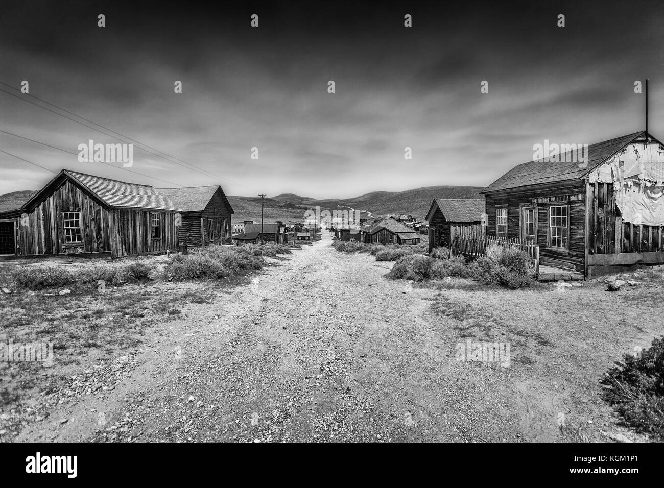 Bodie ghost town California Stock Photo