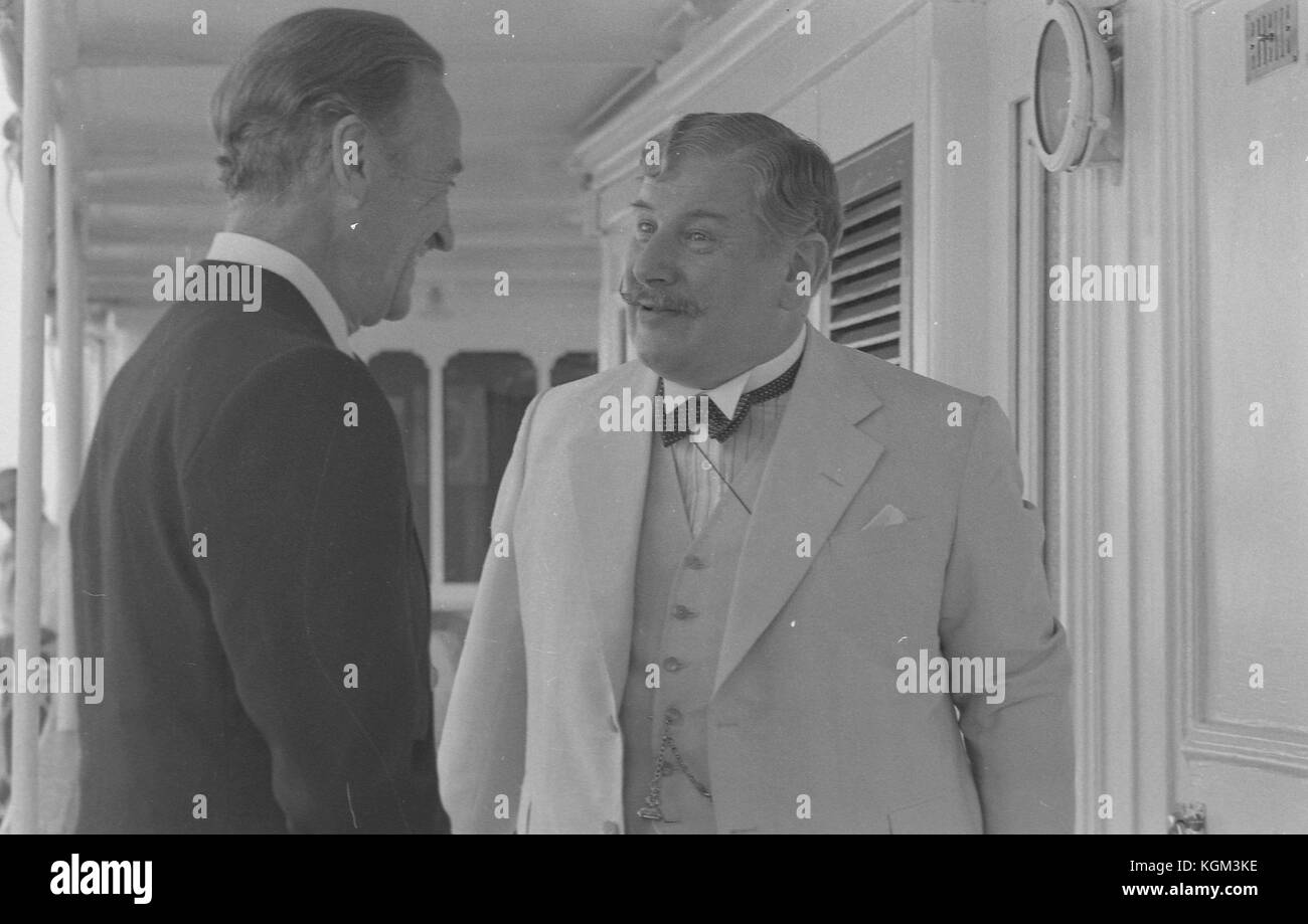 Death on the Nile (1978) , Peter Ustinov Date 1978 Stock Photo Alamy