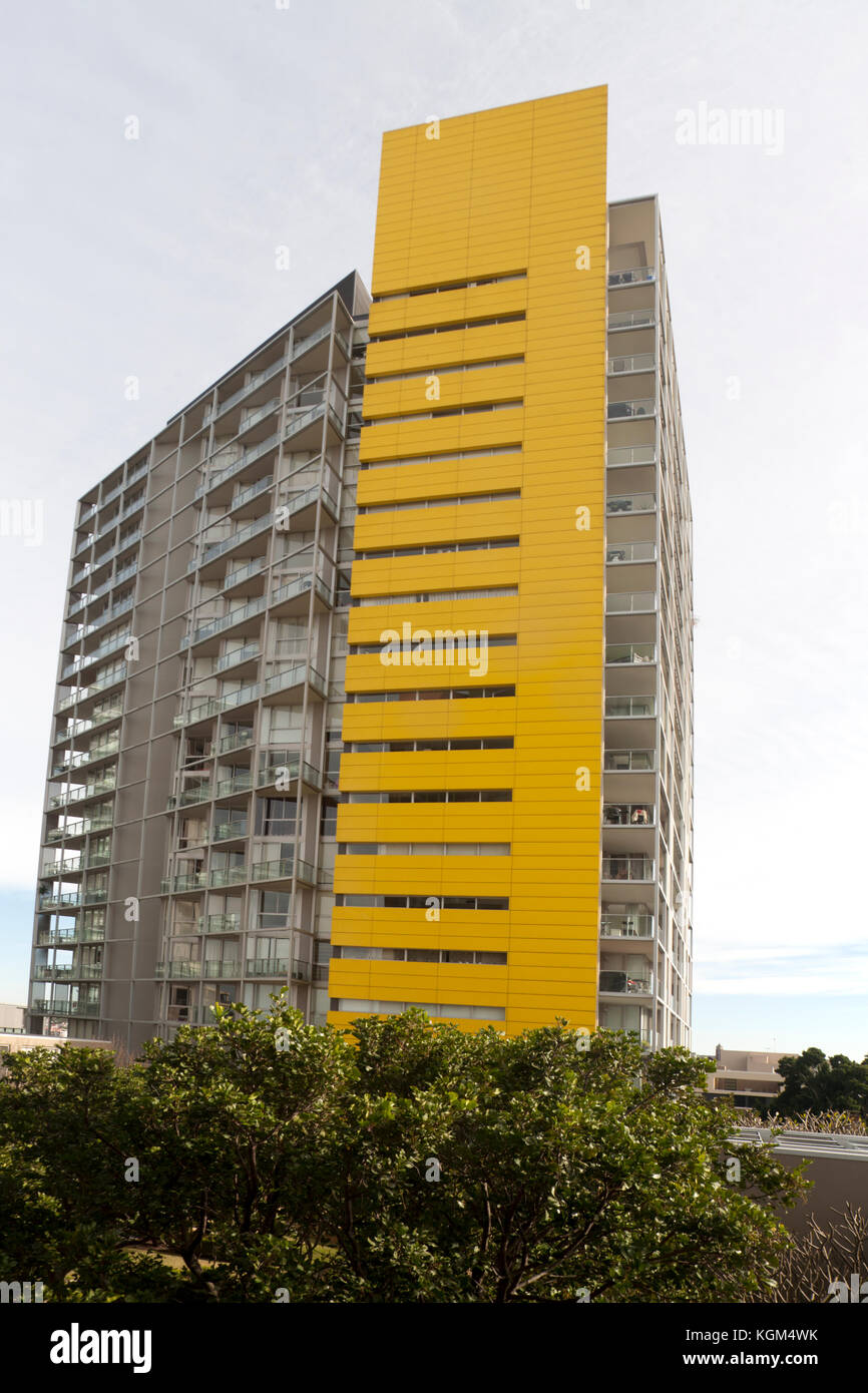 apartment block pyrmont sydney new south wales australia Stock Photo