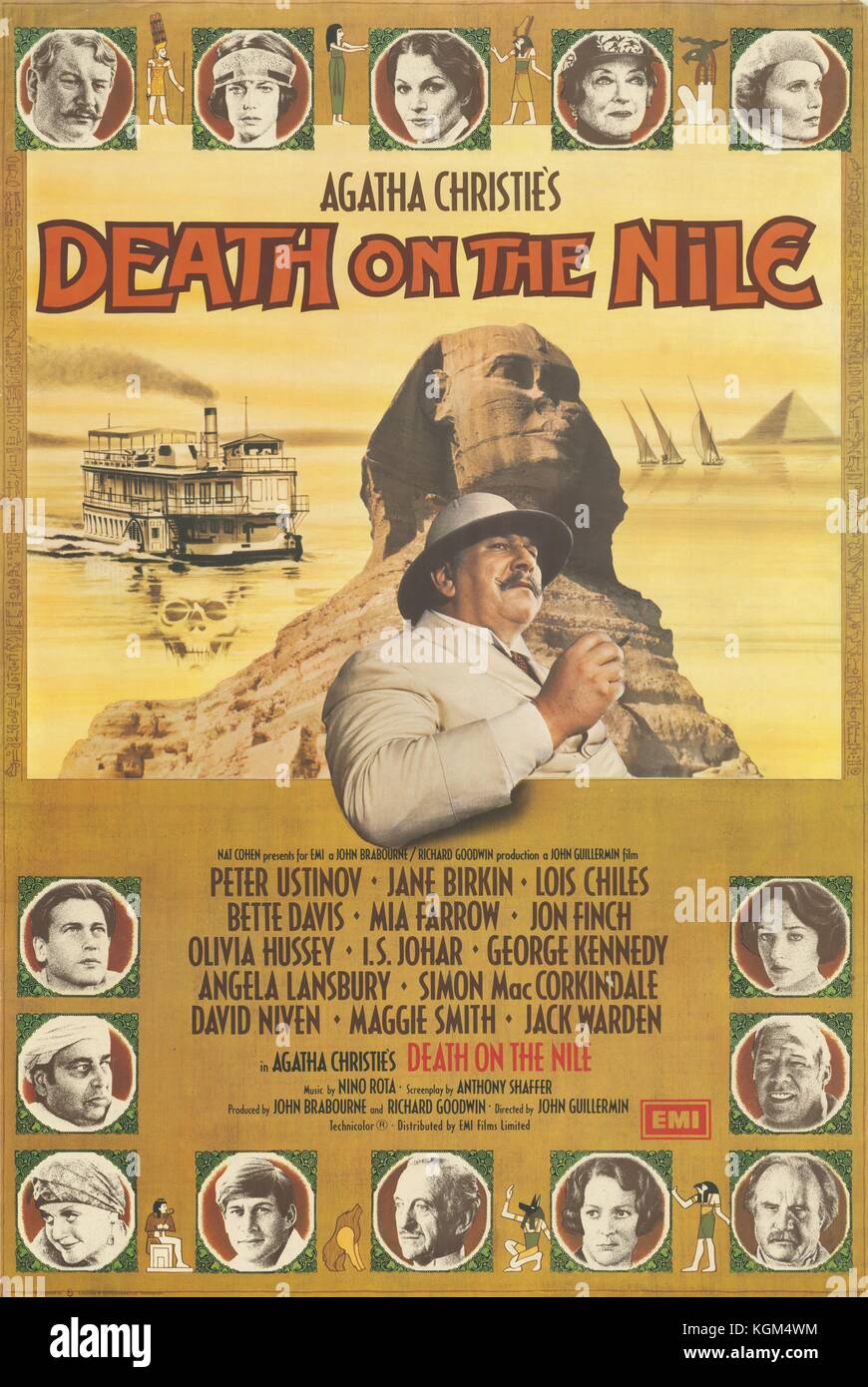 Death on the nile 1978 poster hires stock photography and images Alamy