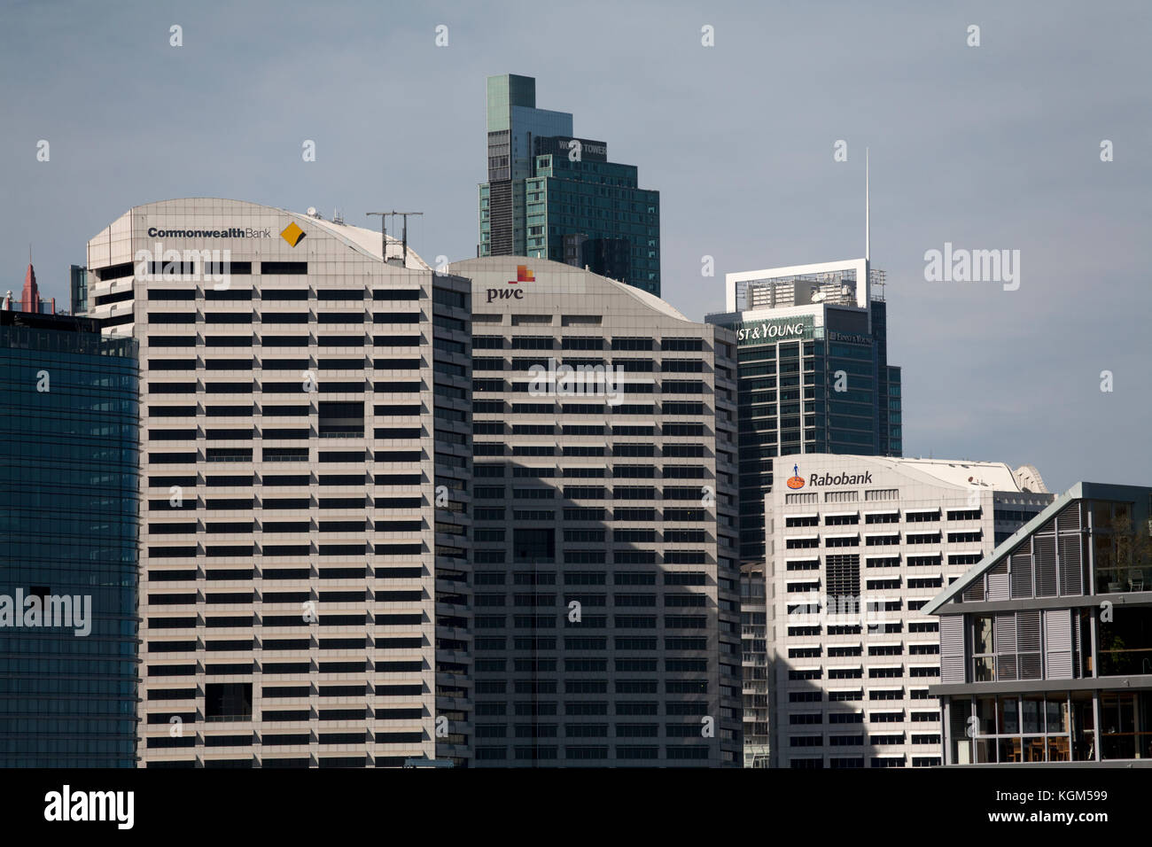 central business district darling harbour sydney new south wales australia Stock Photo