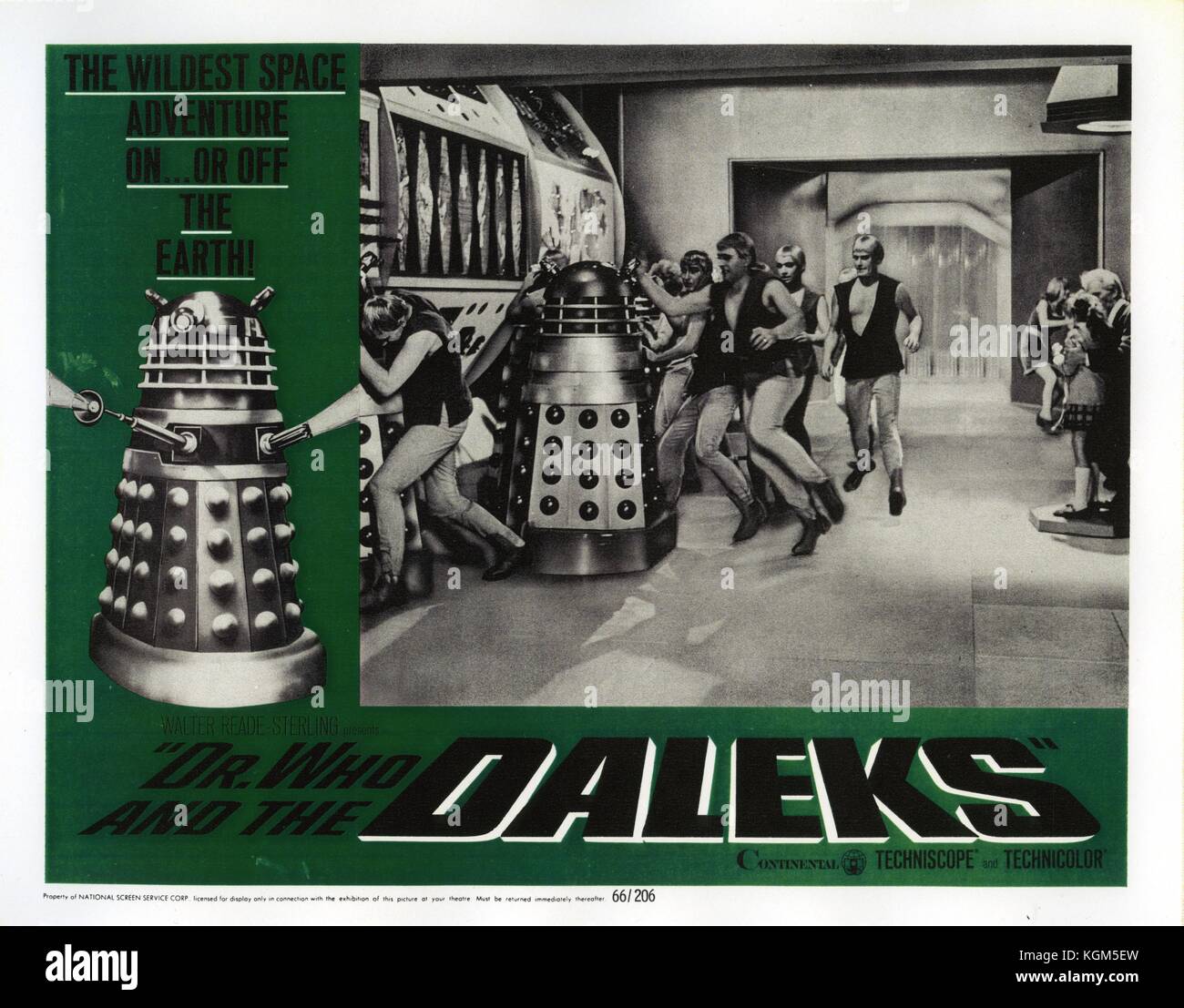 ◉希少60s Dr. Who and the Daleks ビンテージポスター Doctor Who and the Daleks - Vintage Movie Posters