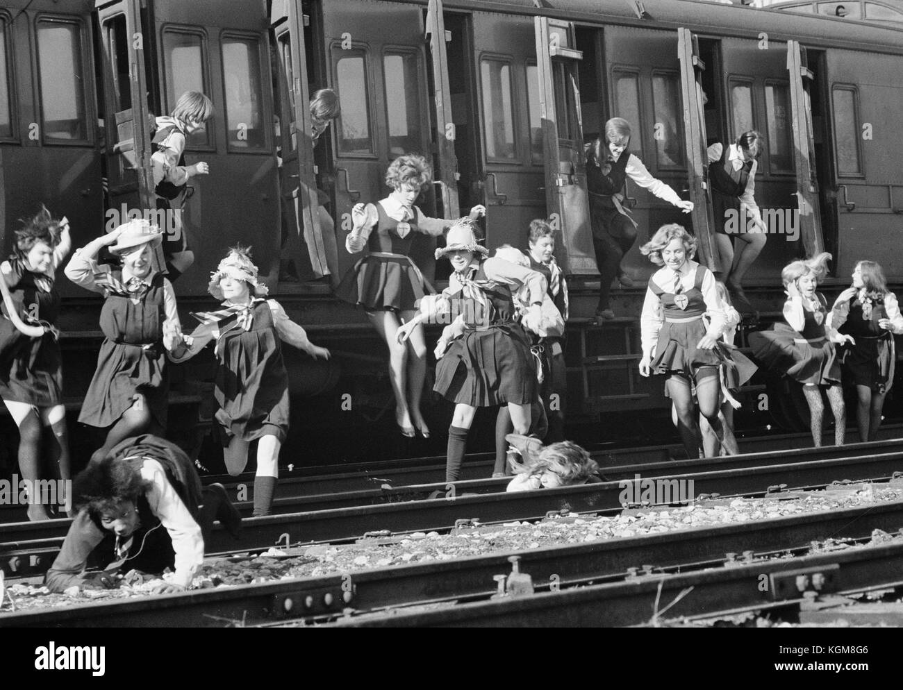 The Great St Trinian's Train Robbery (1966) Stock Photo
