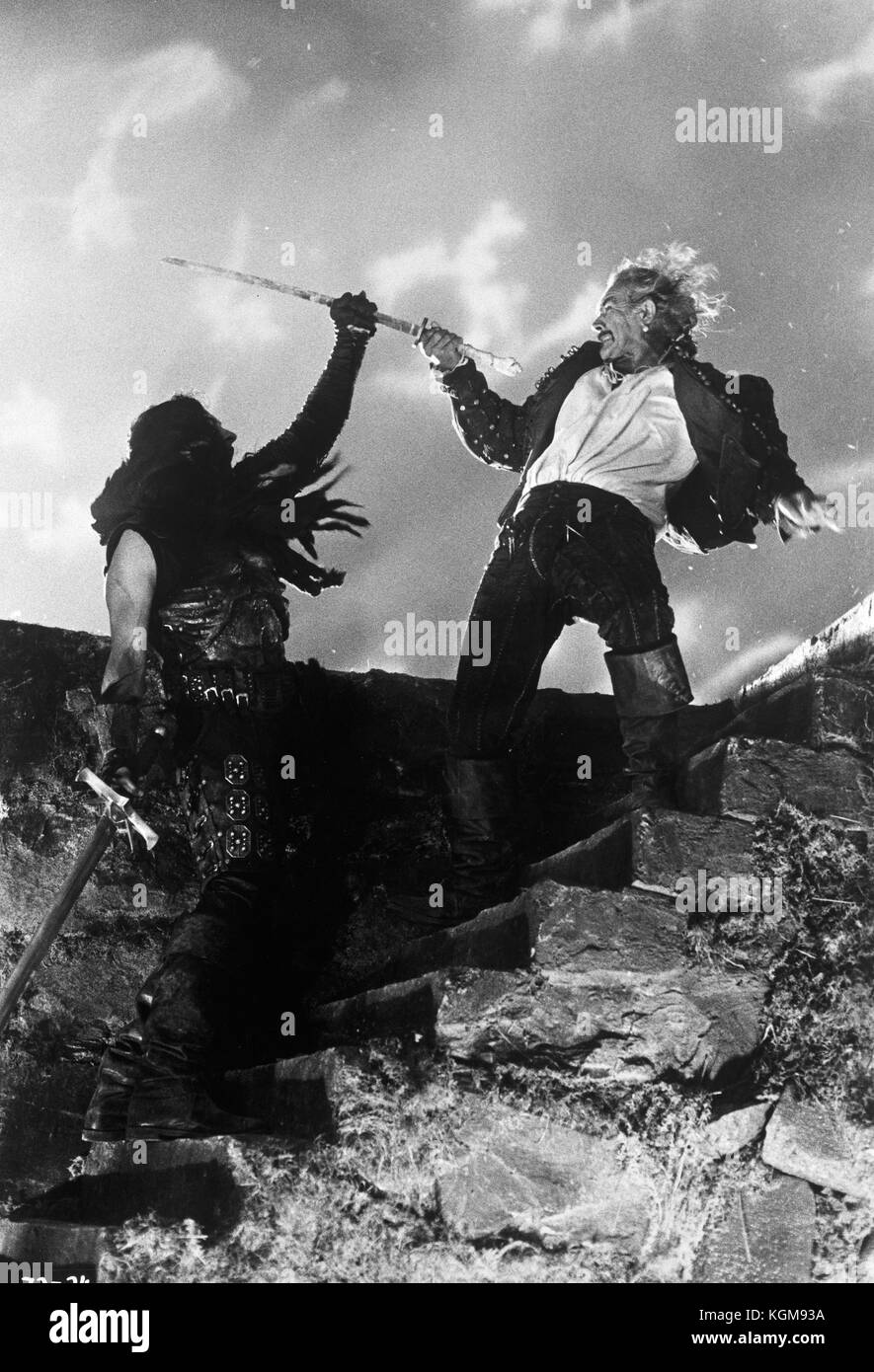 Highlander (1986) , Sean Connery , Clancy Brown Date 1986 Stock Photo