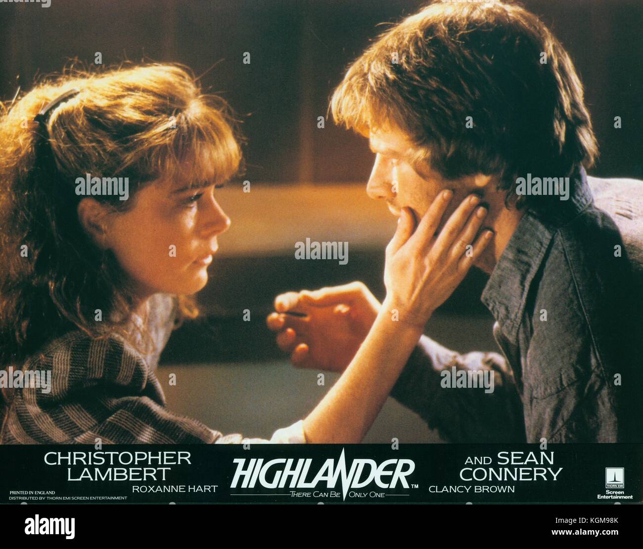 Highlander (1986) , Christopher Lambert , Roxanne Hart Date: 1986 Stock
