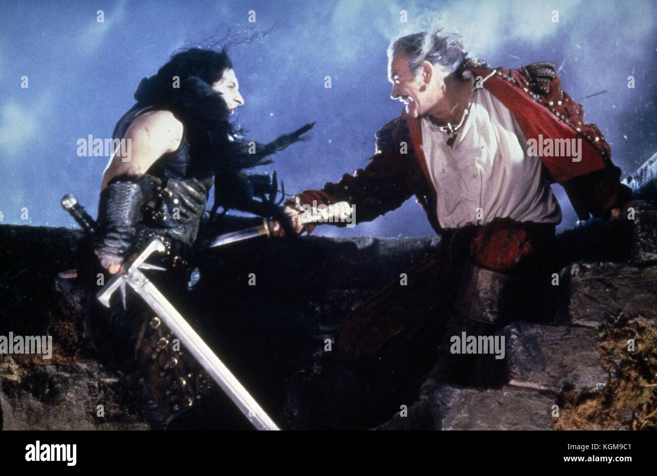 Highlander (1986) , Sean Connery , Clancy Brown Date 1986 Stock Photo