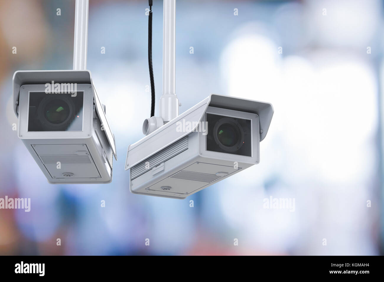 3d rendering security camera or cctv camera on ceiling Stock Photo - Alamy