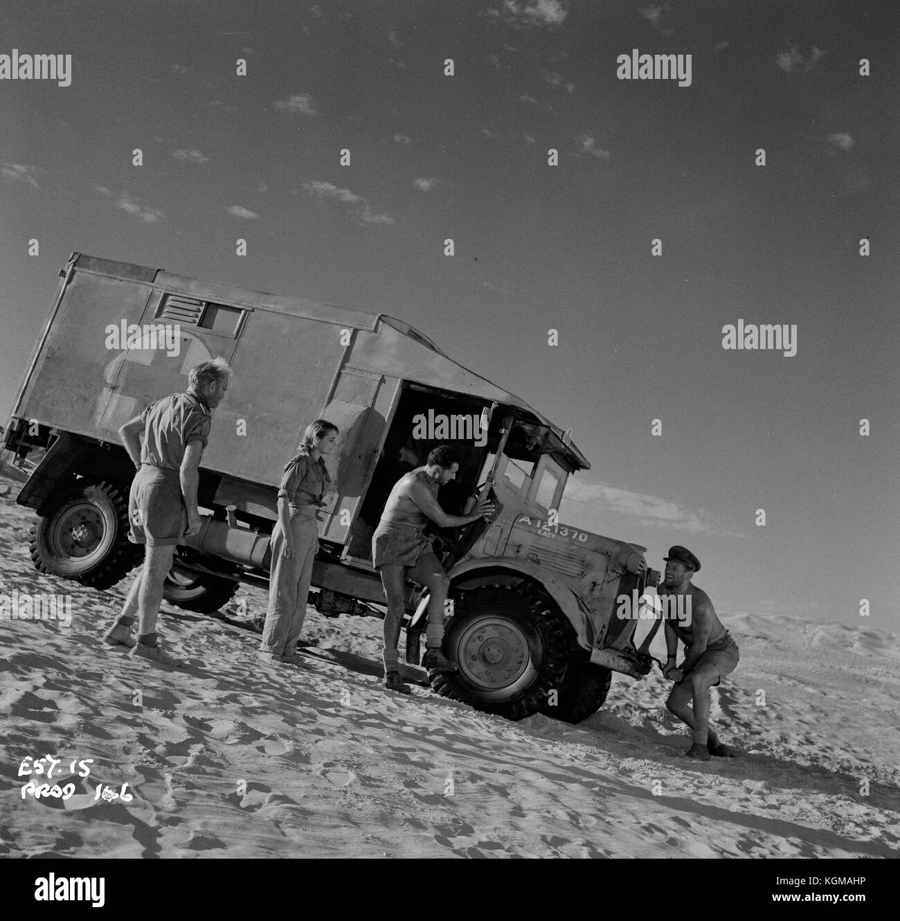 Ice Cold in Alex (1957) John Mills Date: 1957 Stock Photo - Alamy