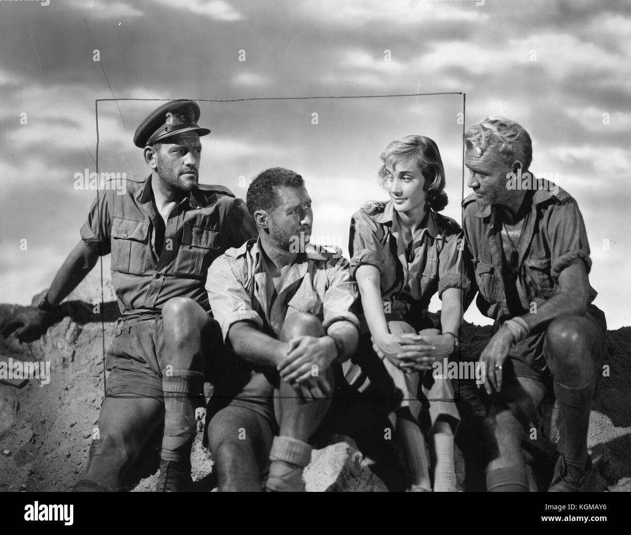 Ice Cold in Alex (1957) John Mills , Anthony Quayle , Sylvia Sims , Harry Andrews     Date: 1957 Stock Photo