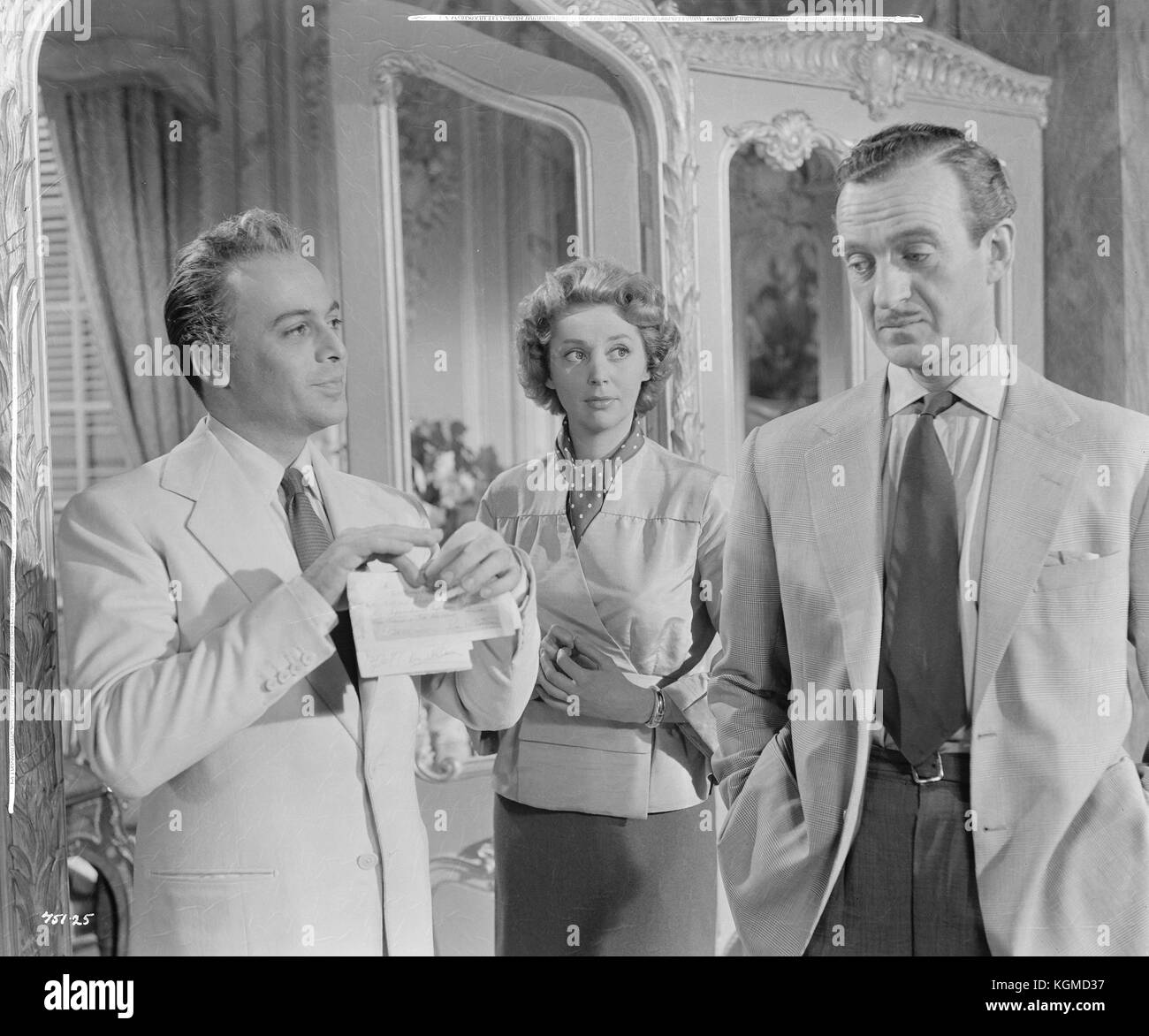 The Love Lottery (1954) , David Niven , Anne Vernon , Herbert Lom Stock Photo