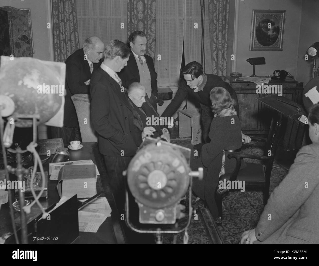 The man in the white suit film still hi-res stock photography and ...
