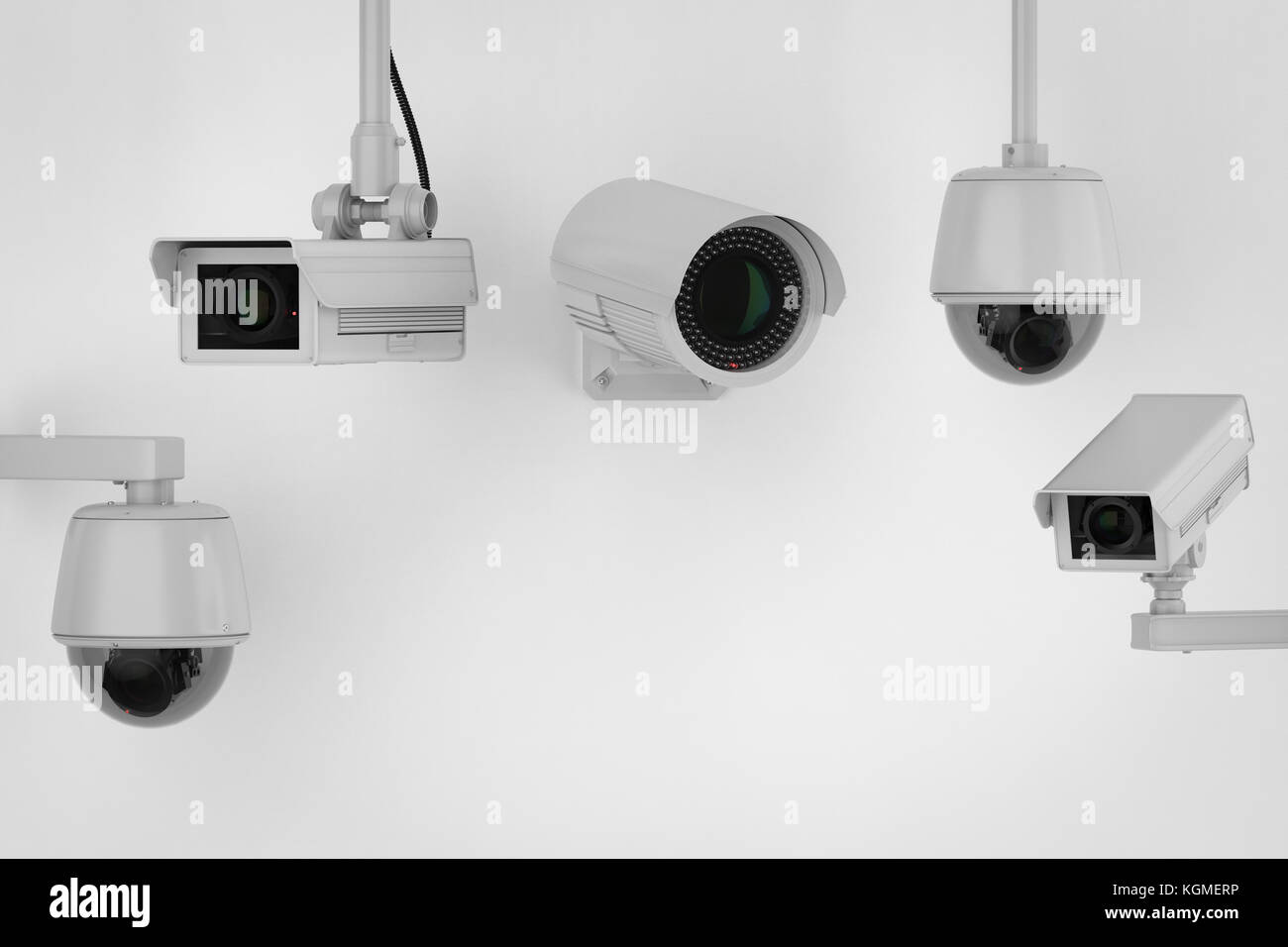 3d rendering security camera or cctv camera on ceiling Stock Photo - Alamy