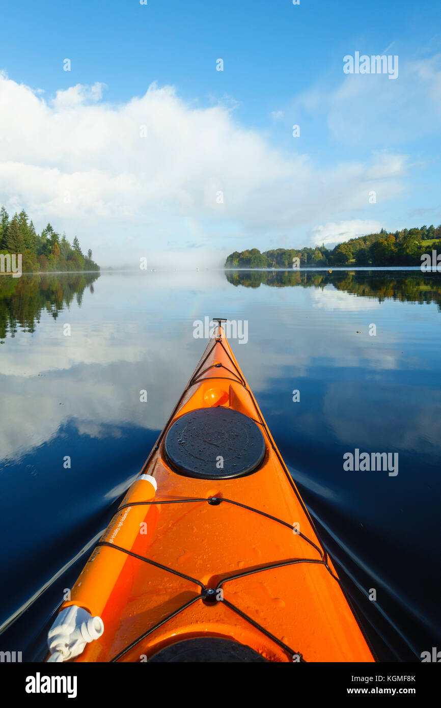 Loch Ken kayaking with Alistair Scobie Stock Photo