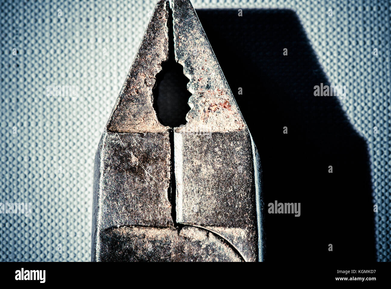 iron nipper over canvas still life wallpaper Stock Photo Alamy