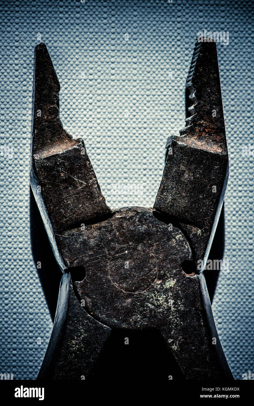 iron nipper over canvas still life wallpaper Stock Photo Alamy