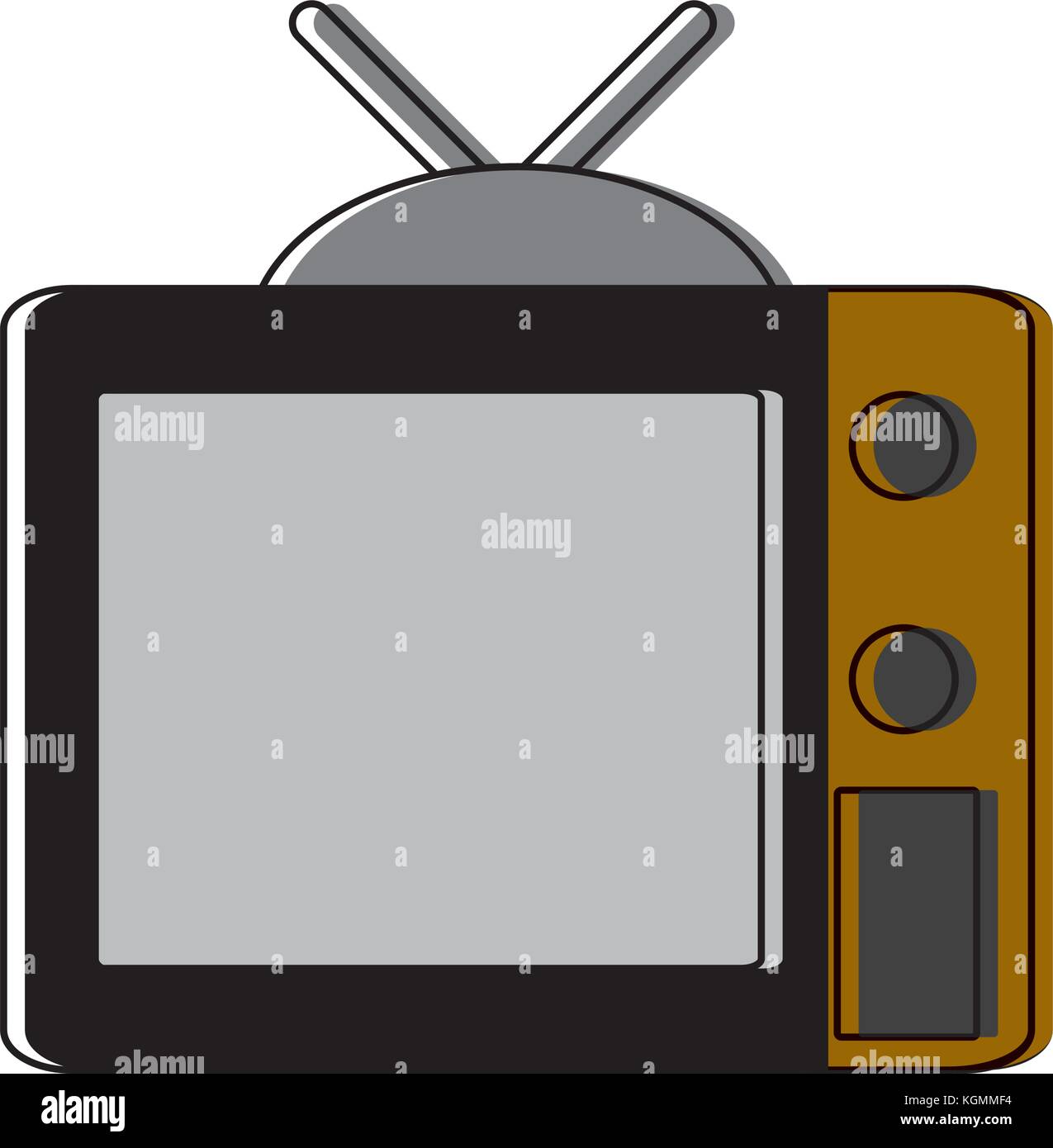 retro television icon Stock Vector Image & Art - Alamy