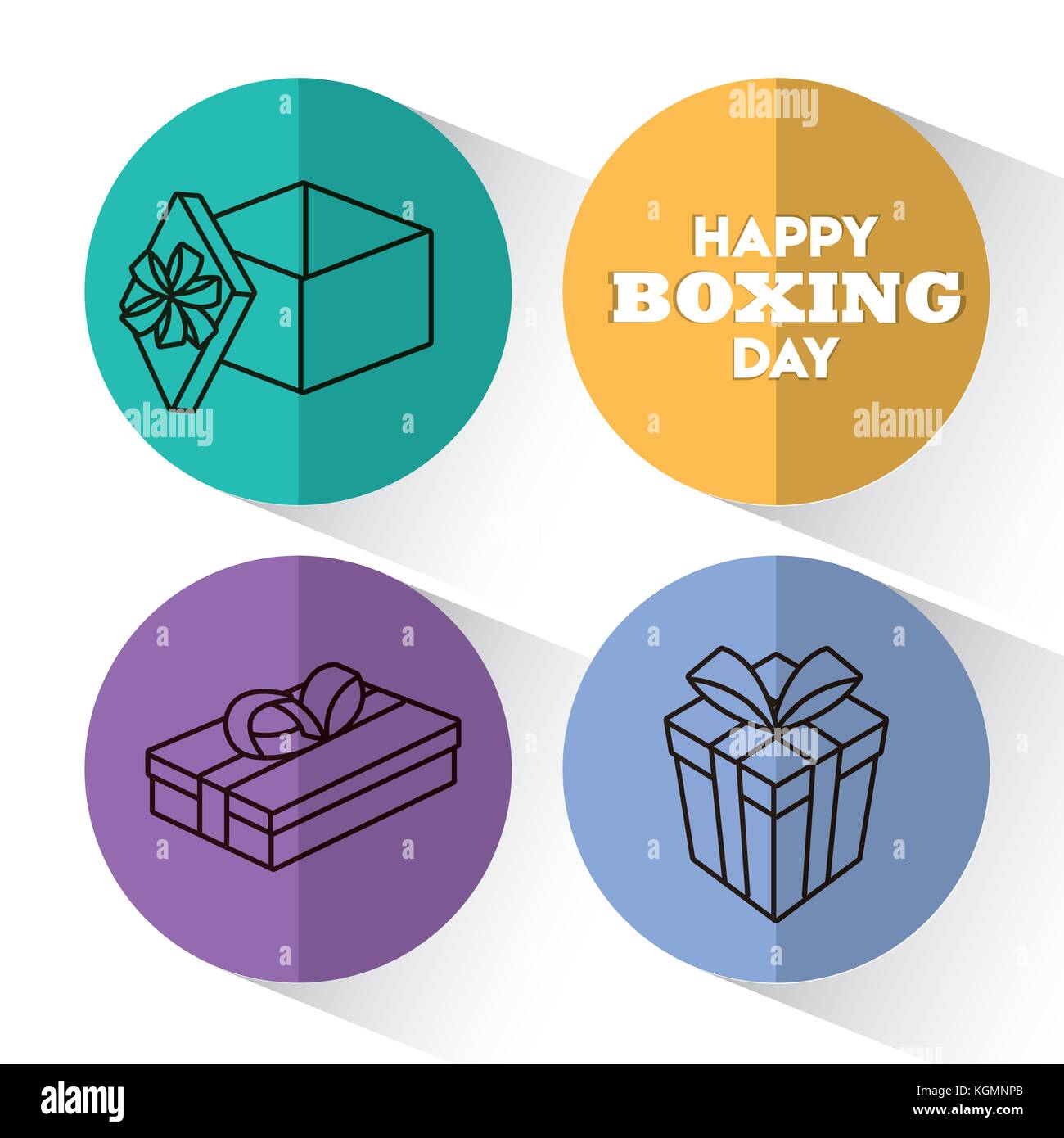 Boxing Day Sale Sign Cut Out Stock Images Pictures Alamy