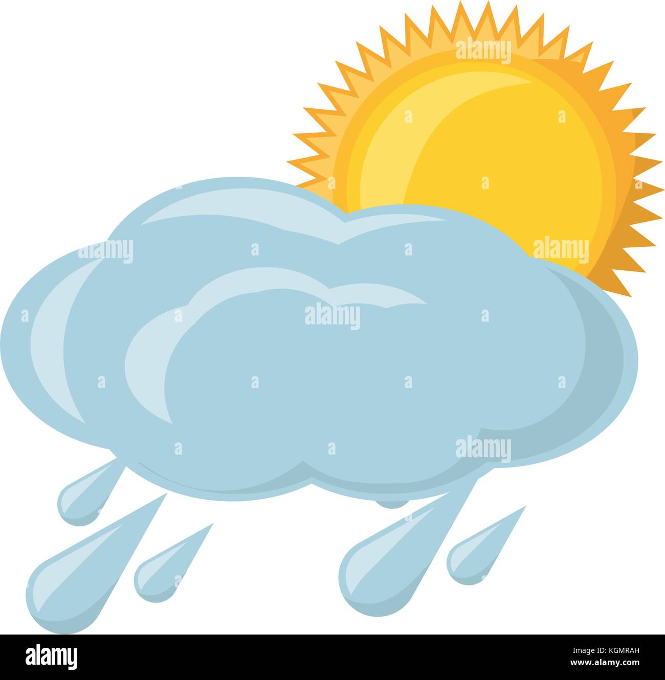 cloud and sun icon Stock Vector Image & Art - Alamy