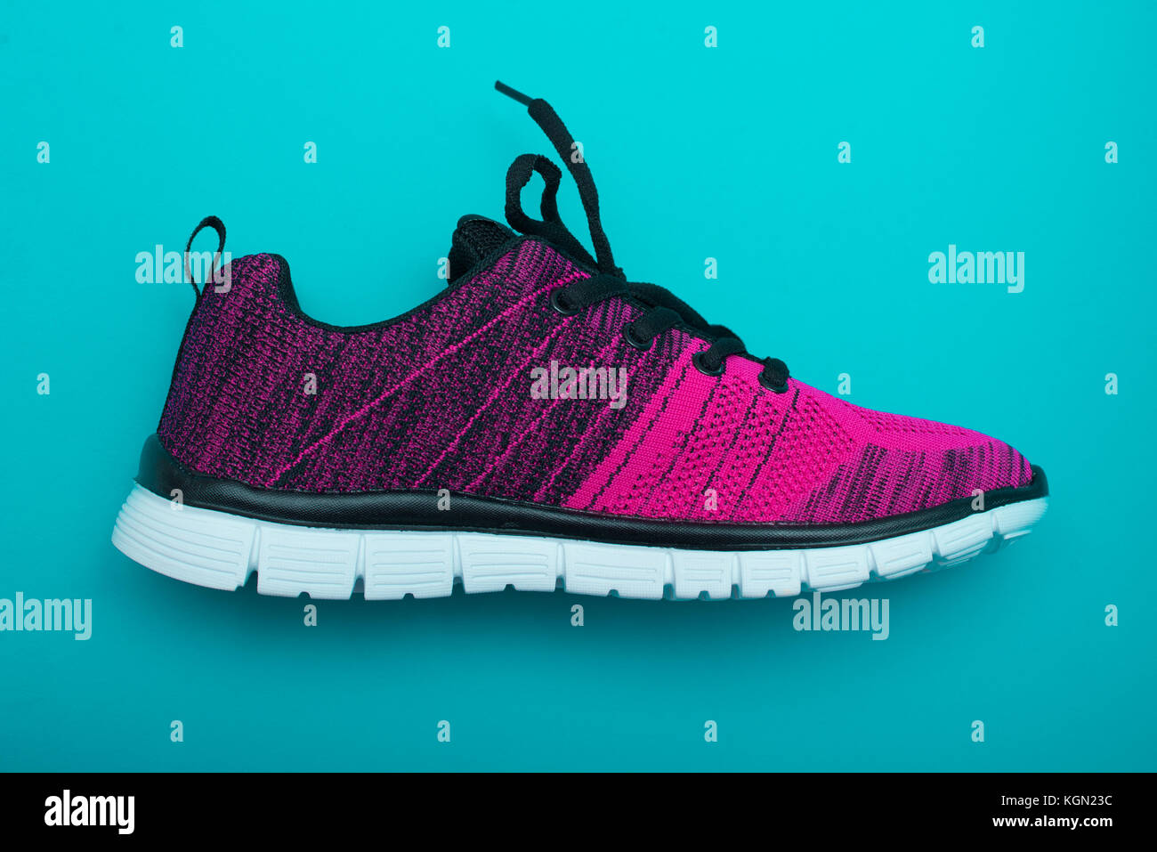 Avocado Pink Pattern Print Black Sneaker Shoes For Men Women