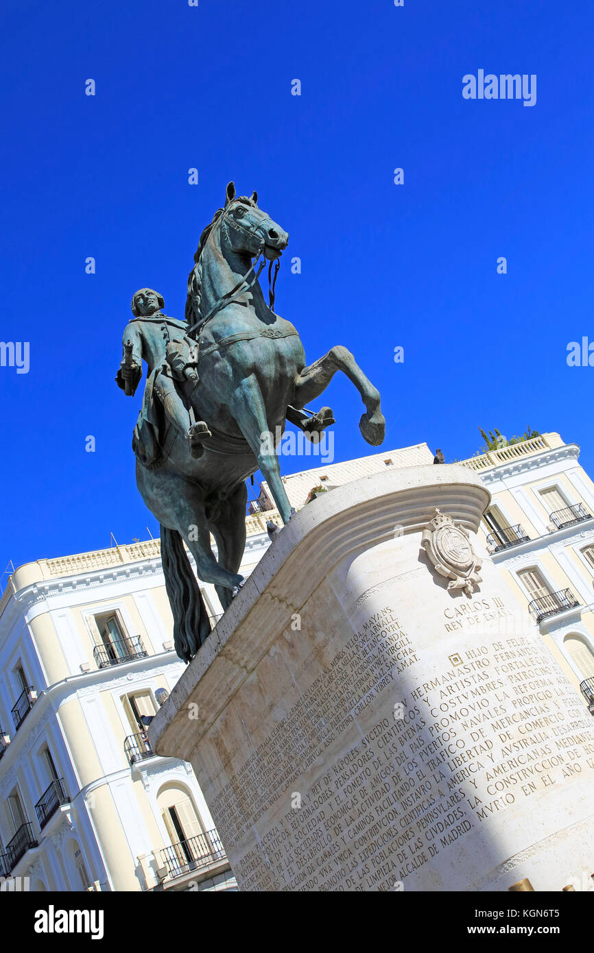 Statue de carlos iii hi-res stock photography and images - Alamy