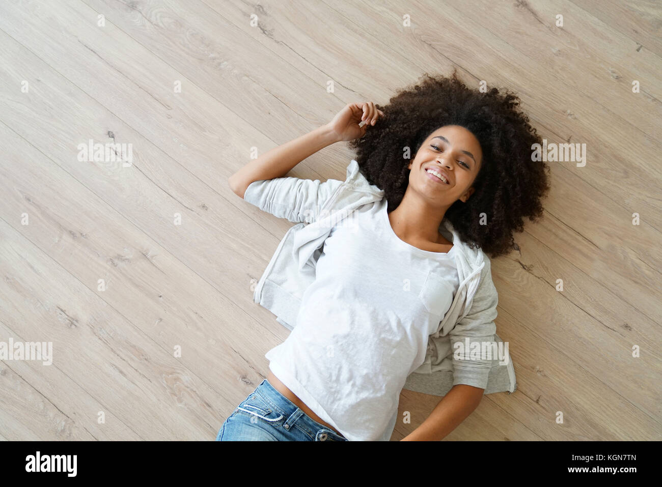 Woman Laying On Back Floor High Resolution Stock Photography And Images Alamy