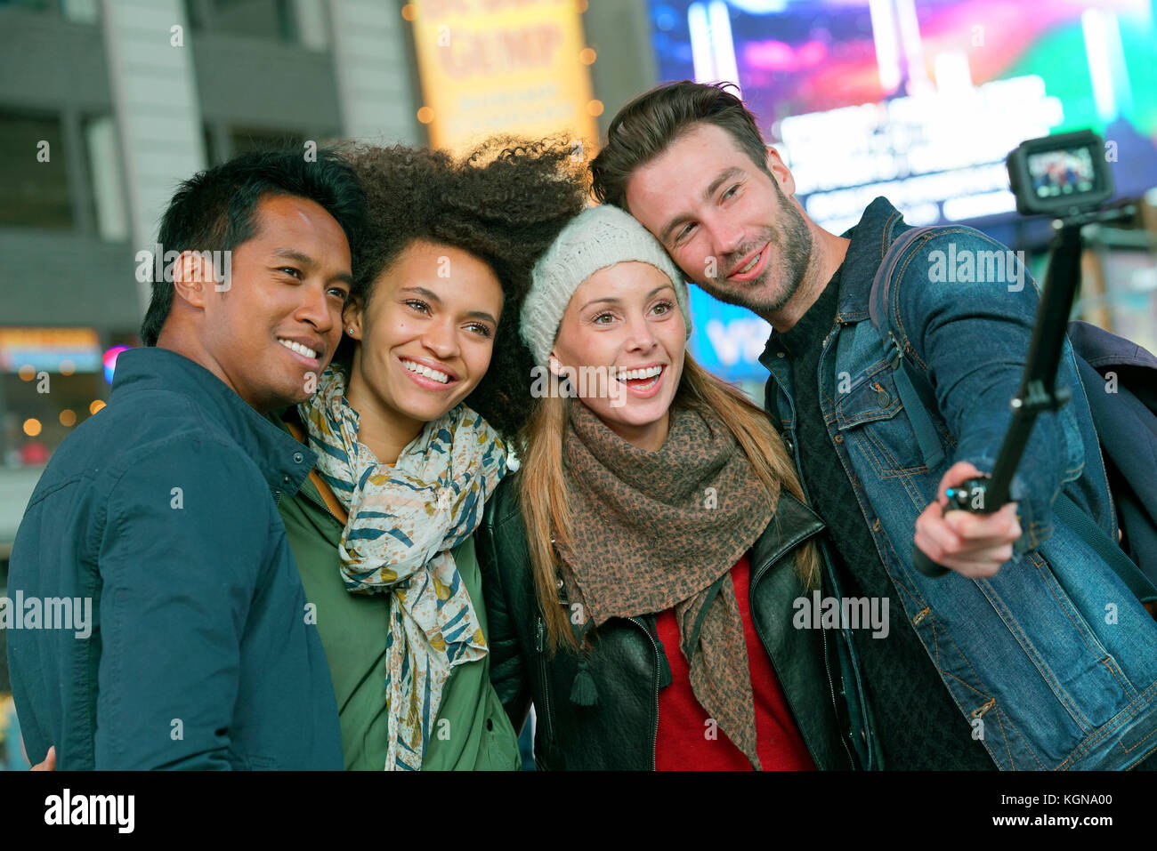 Portrait times square new york city hi-res stock photography and images ...