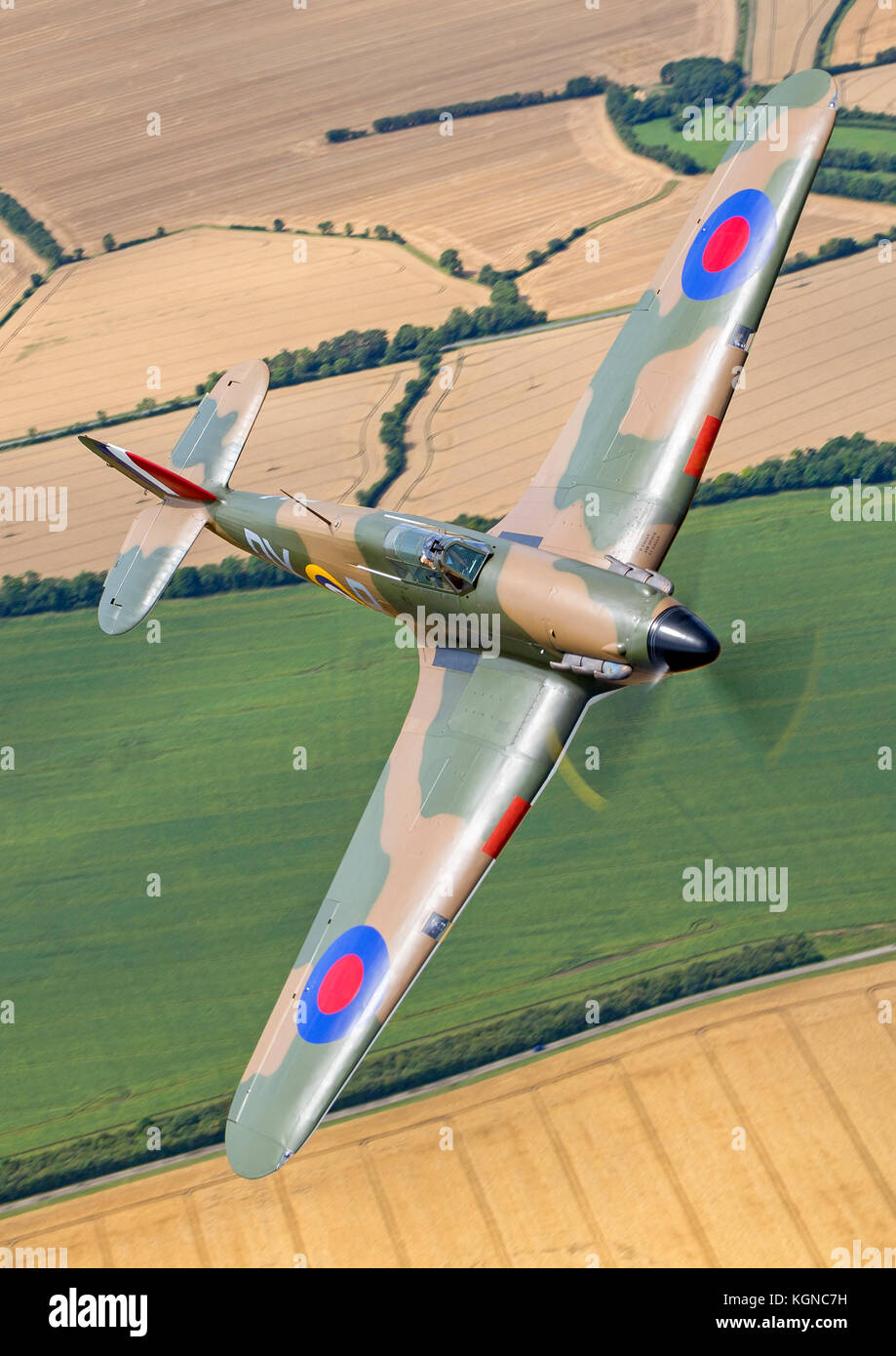 Hawker Hurricane P2902. A veteran of the Dunkirk operation Stock Photo