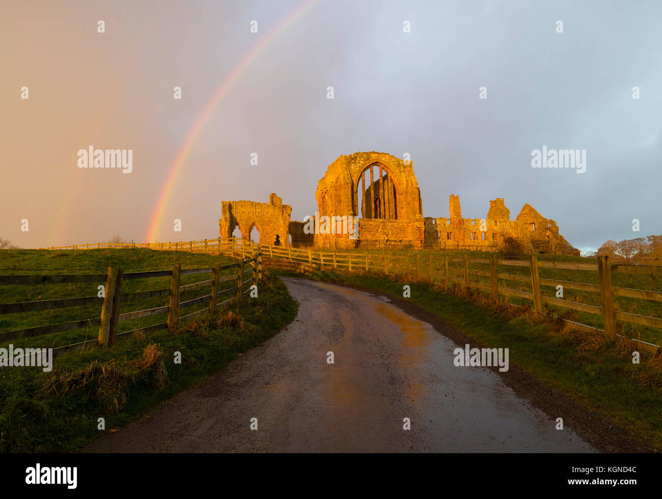 Egglestone Abbey, Barnard Castle, Teesdale, County Durham UK. Thursday