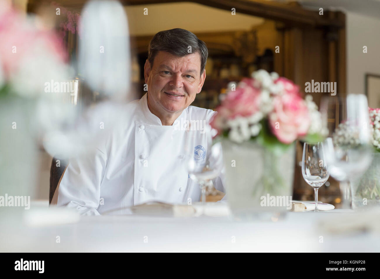 Baiersbronn, Germany. 23rd Oct, 2015. FILE - Star cook Harald Wohlfahrt, photographed at the Schwarzwaldstube of the restaurant Traube-Tonbach in Baiersbronn, Germany, 23 October 2015. Credit: Uli Deck/dpa/Alamy Live News Stock Photo