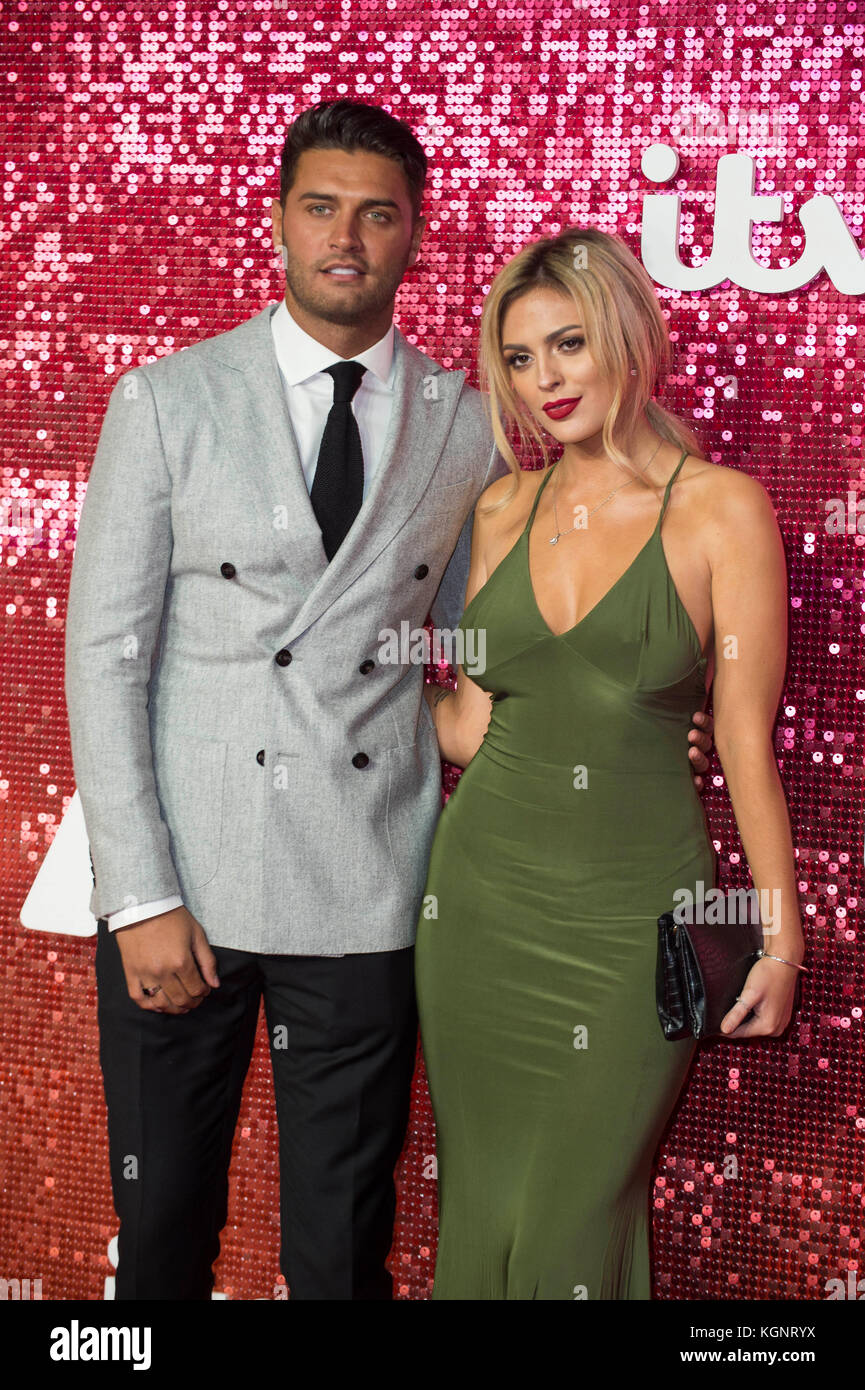 London, UK. Mike Thalassitis (L) and Danielle Sellers at the ITV Gala