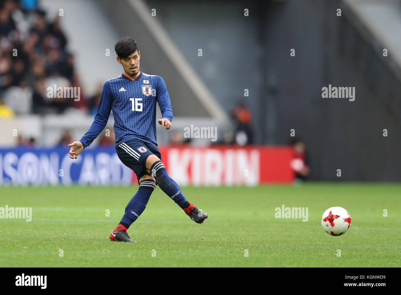 Hotaru Yamaguchi (JPN), NOVEMBER 10, 2017 - Football/Soccer : Hotaru Yamaguchi at Stade Pierre-Mauroy in Villeneuve-d'Ascq, Lille, France, Credit: AFLO/Alamy Live News Stock Photo