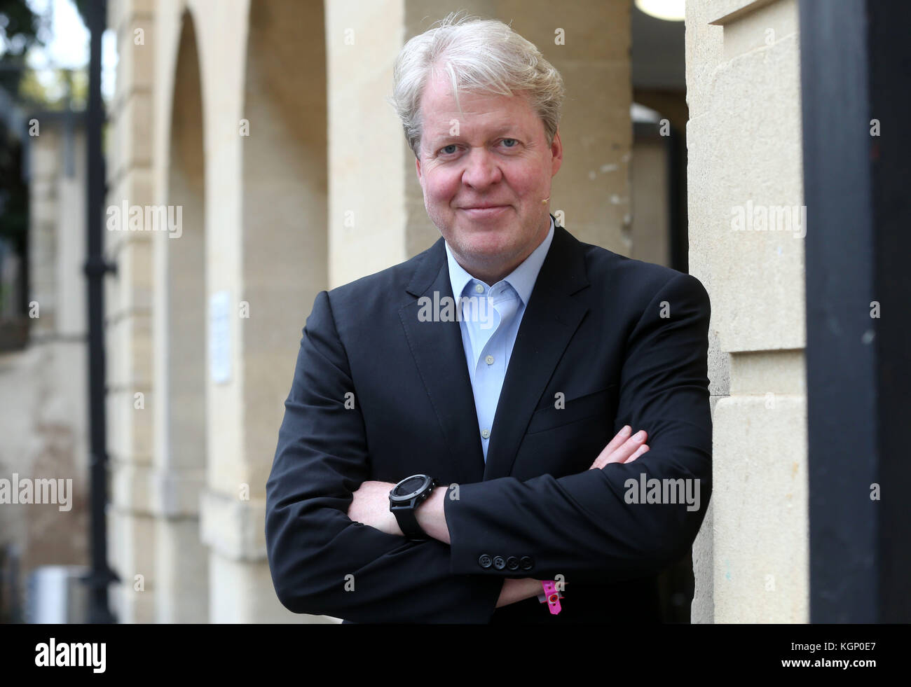 Charles Spencer, 9th Earl Spencer, attends day 3 of the Cheltenham Literature Festival.  Featuring: Charles Spencer, 9th Earl Spencer Where: Cheltenham, United Kingdom When: 08 Oct 2017 Credit: WENN Stock Photo