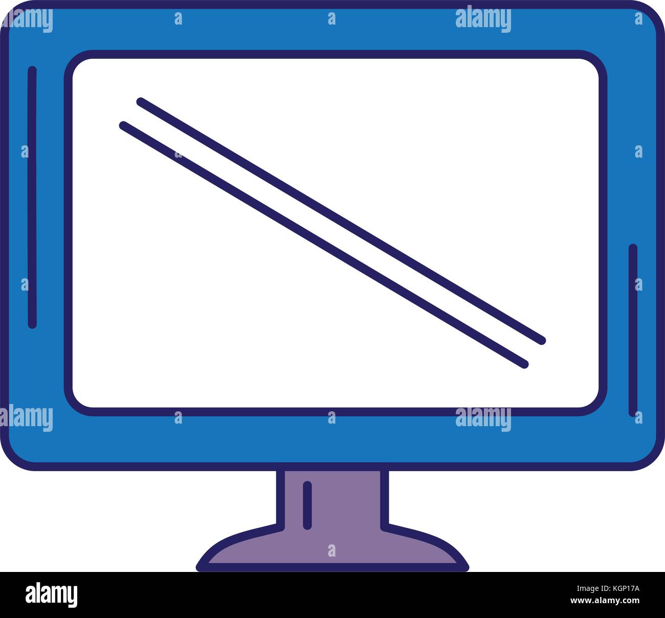 computer display isolated icon vector illustration design Stock Vector ...