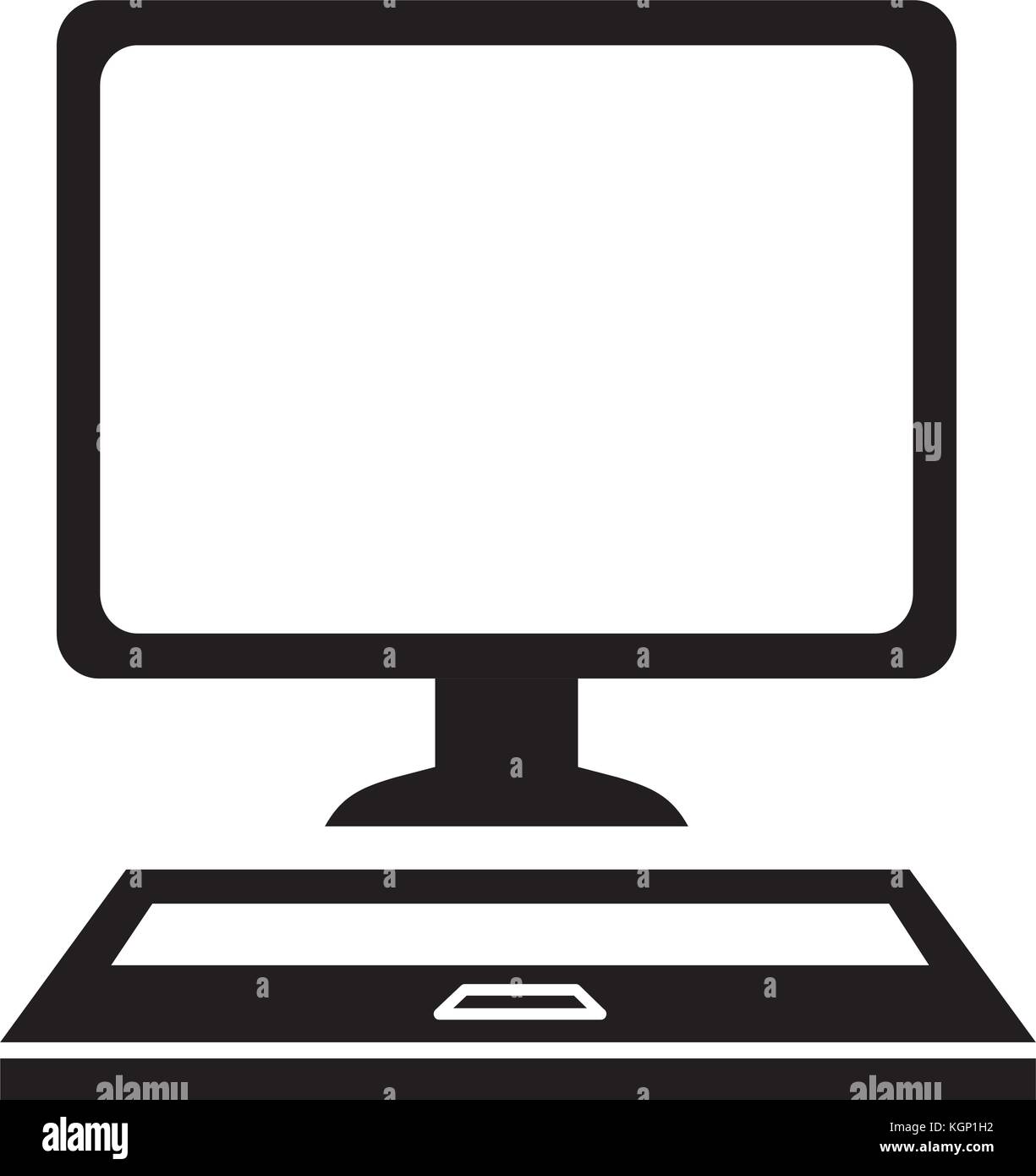 desktop computer isolated icon vector illustration design Stock Vector ...