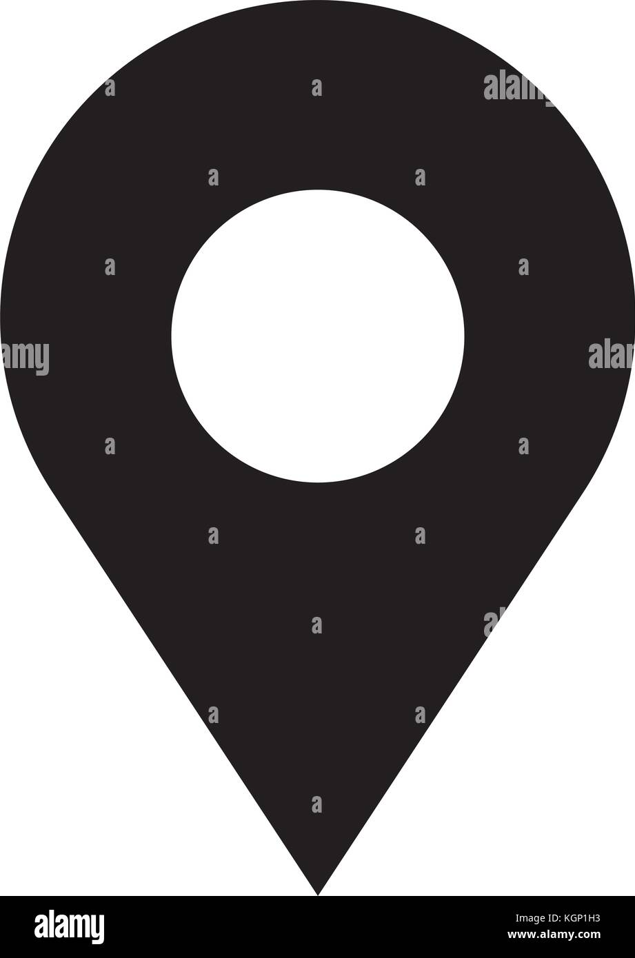 pin pointer location icon vector illustration design Stock Vector Image ...