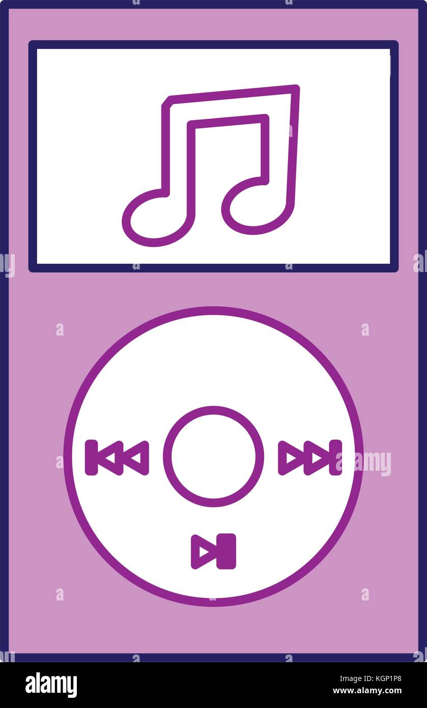 mp3 player music device vector illustration design Stock Vector Image ...