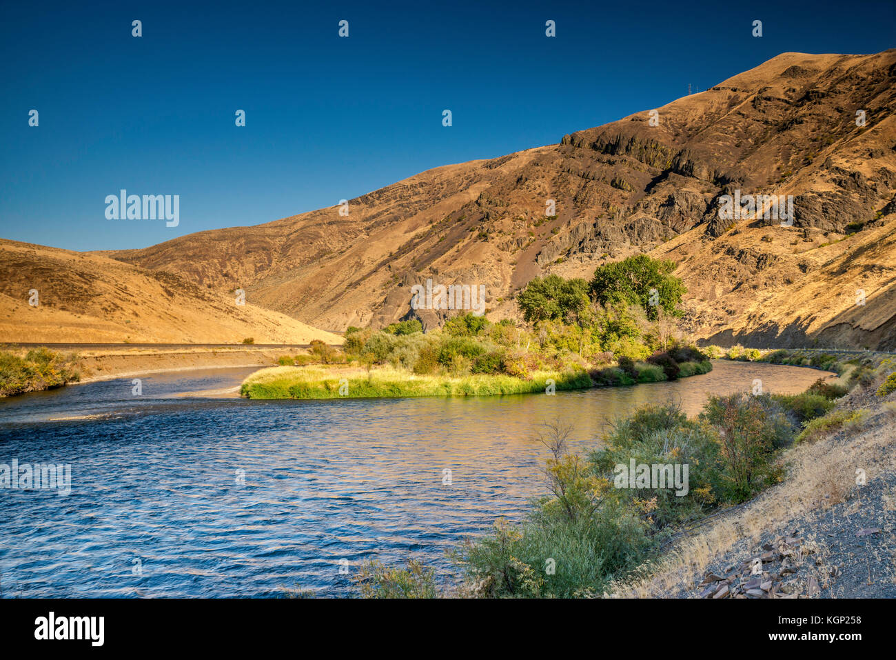 Yakima River Canyon, Columbia Plateau, near Yakima, Washington state